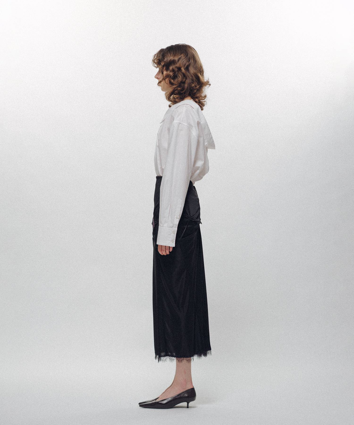Drooping Slip Maxi Skirt