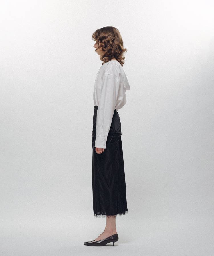 Drooping Slip Maxi Skirt