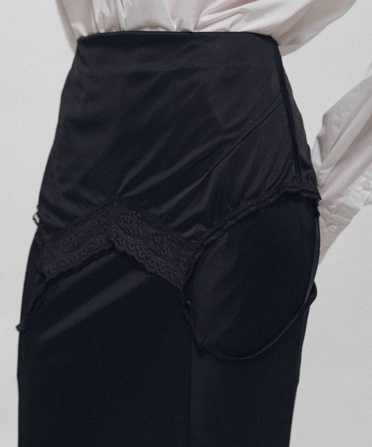 Drooping Slip Maxi Skirt