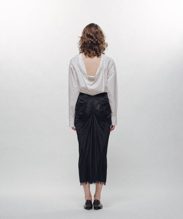 Drooping Slip Maxi Skirt
