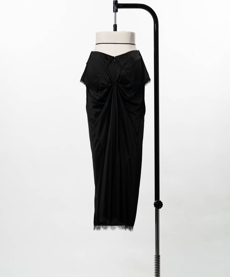 Drooping Slip Maxi Skirt
