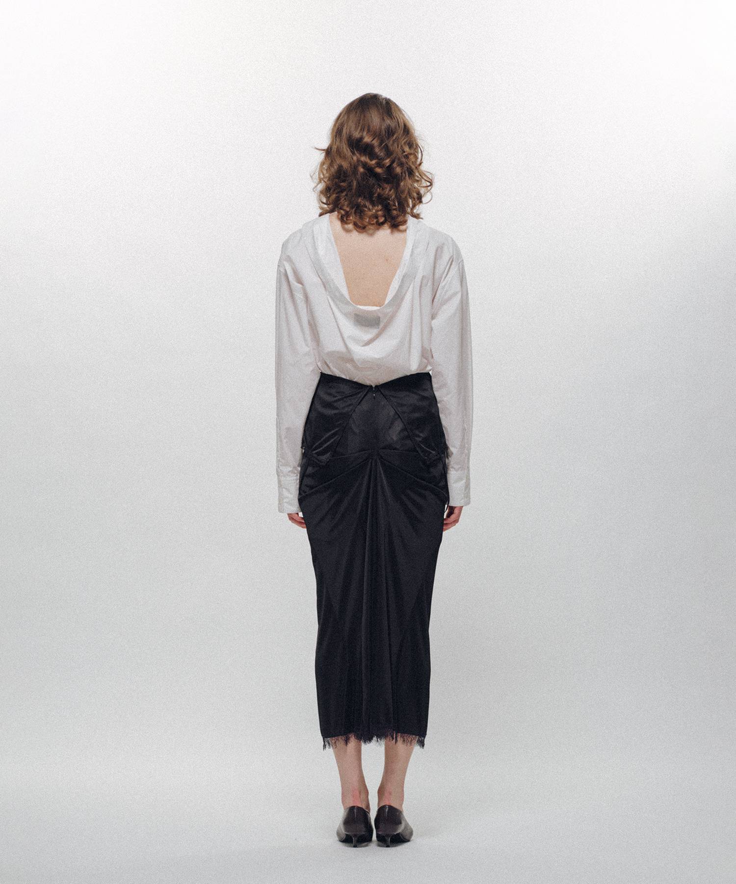 Drooping Slip Maxi Skirt