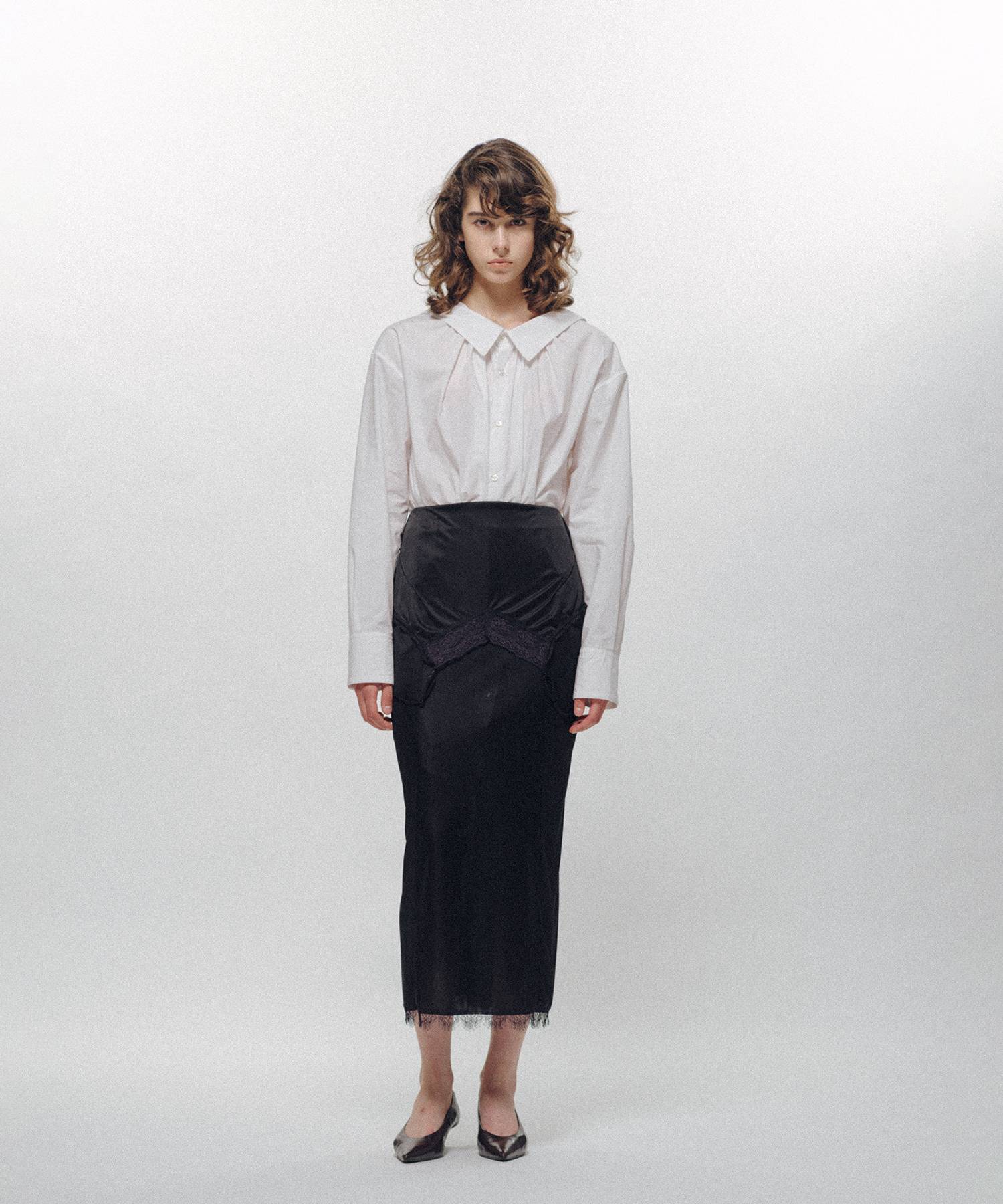 Drooping Slip Maxi Skirt