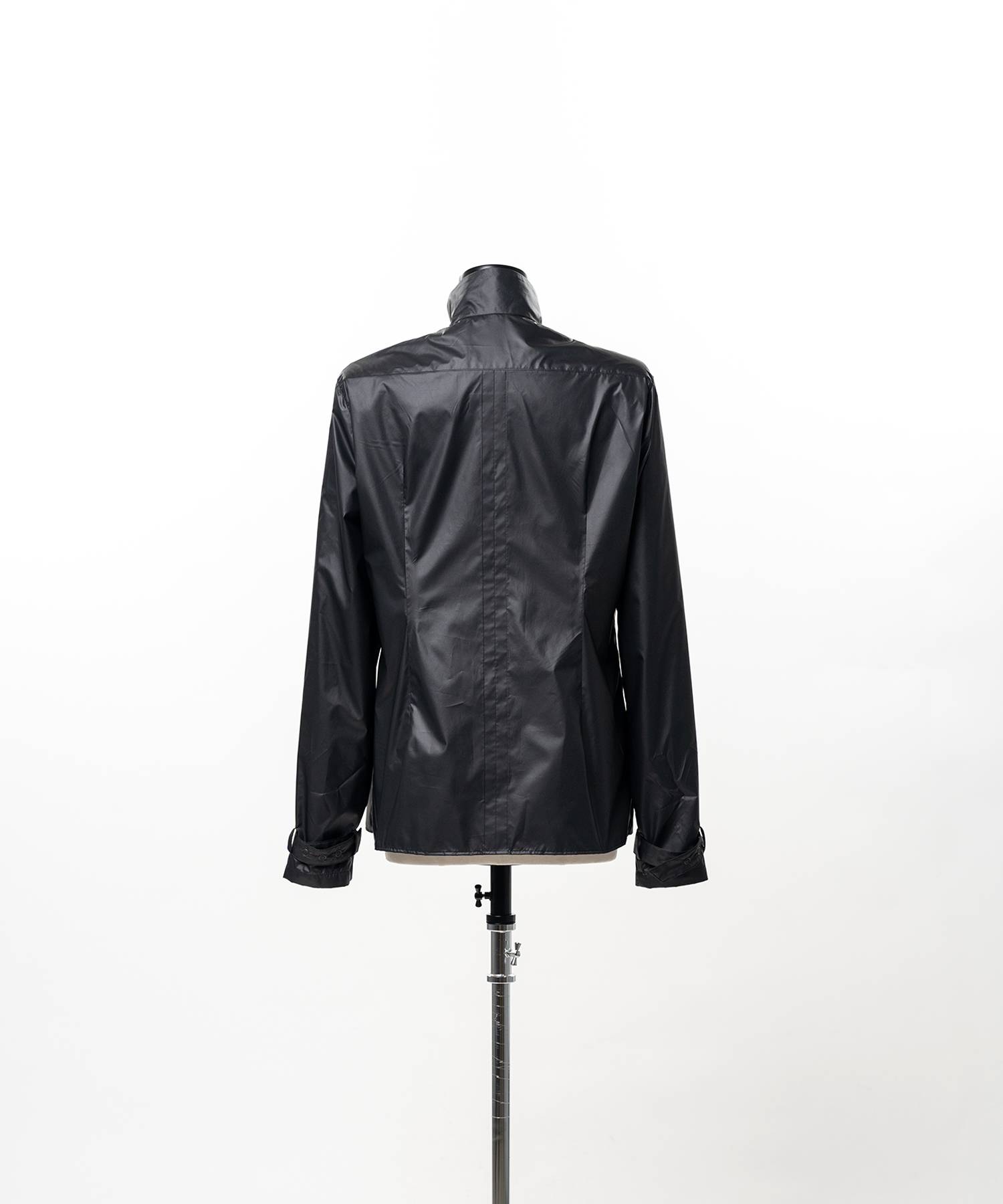 Ruffle-Front Racer Shirt