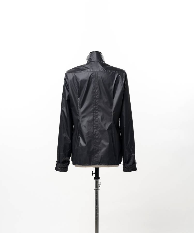 Ruffle-Front Racer Shirt