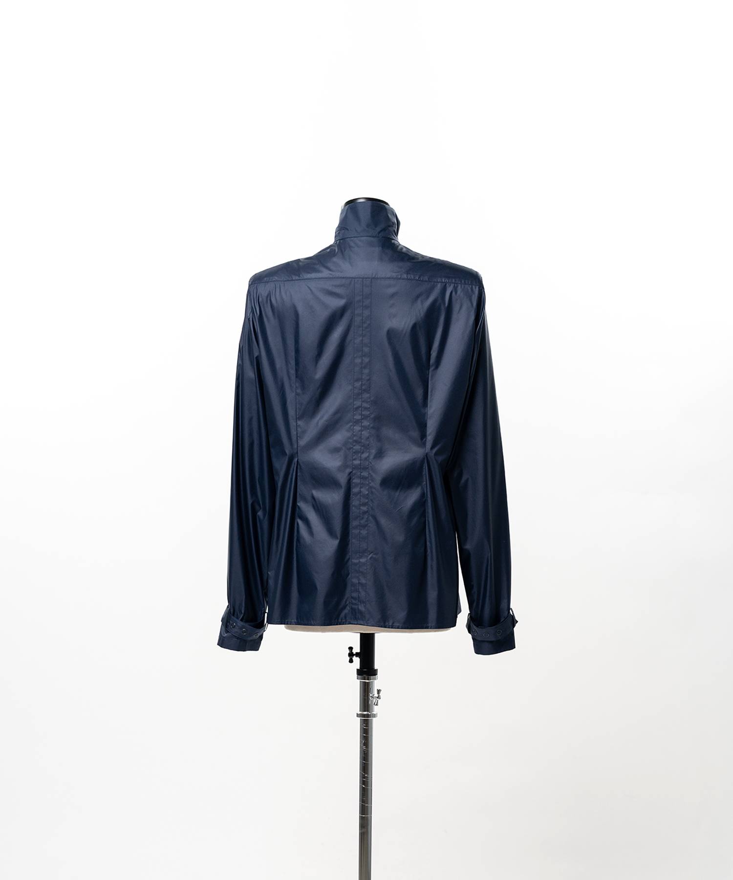 Ruffle-Front Racer Shirt