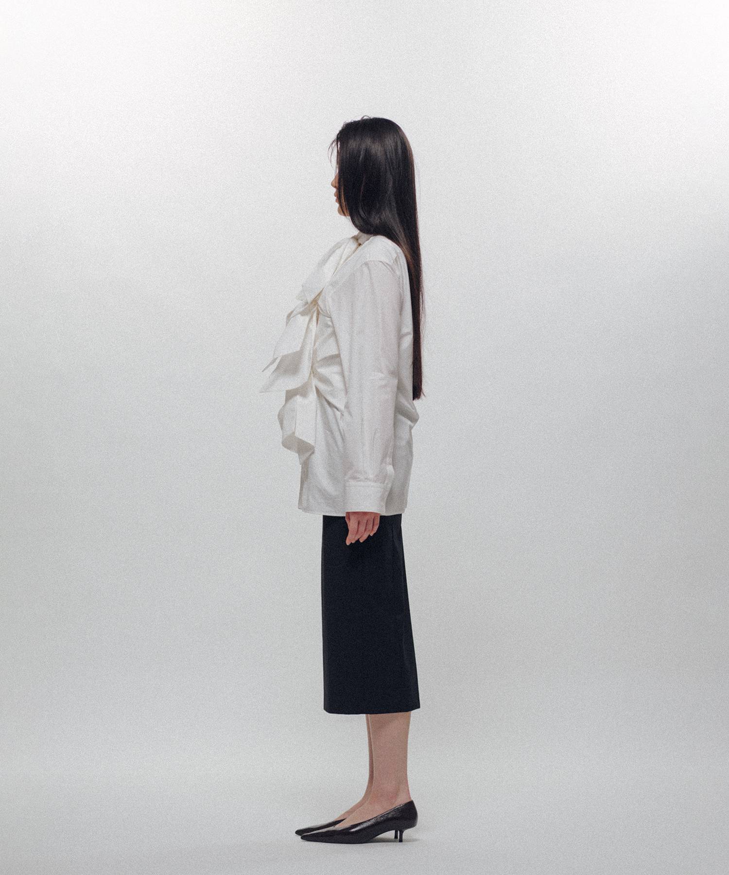 Ribbon-Laced Shirt