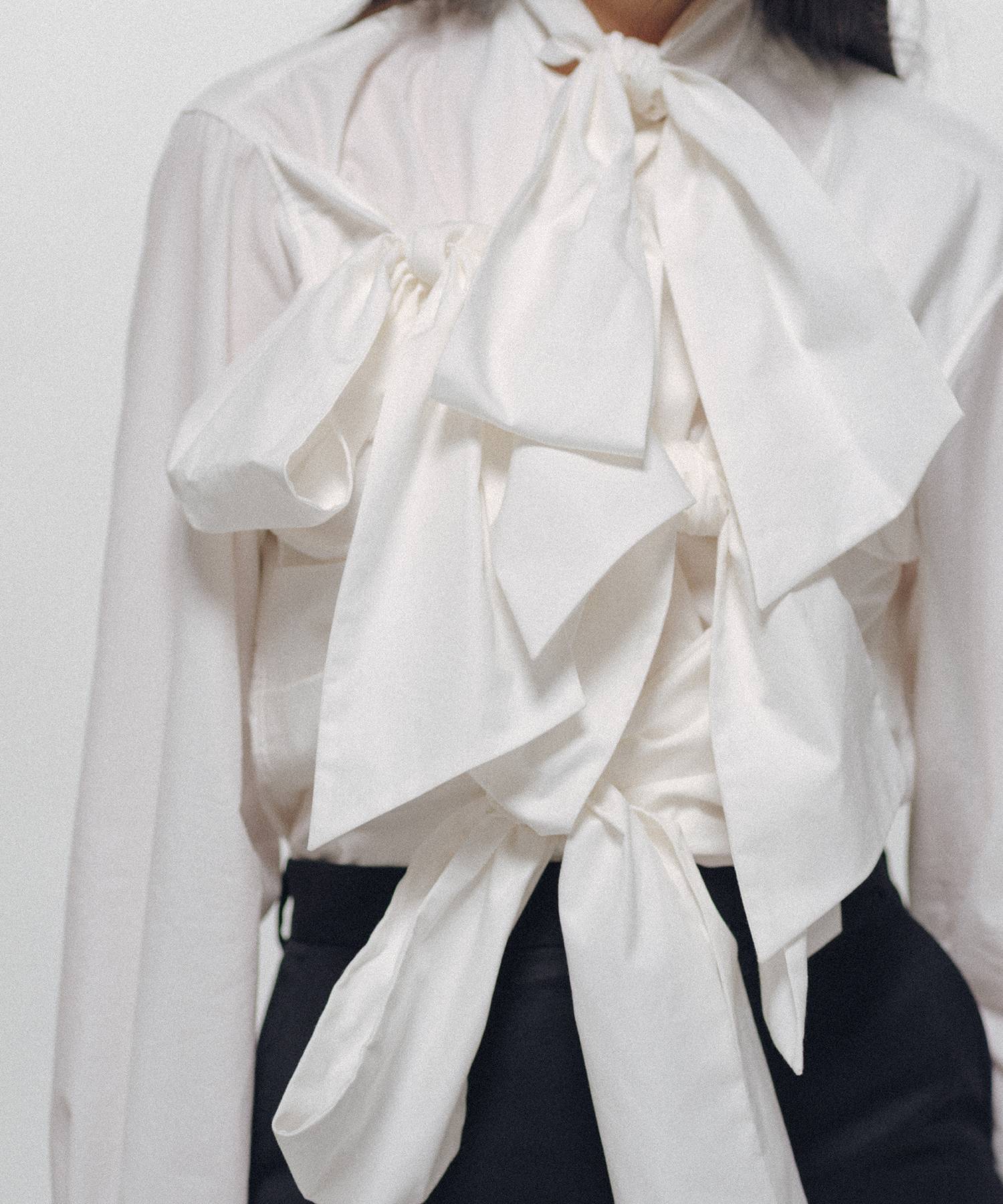 Ribbon-Laced Shirt