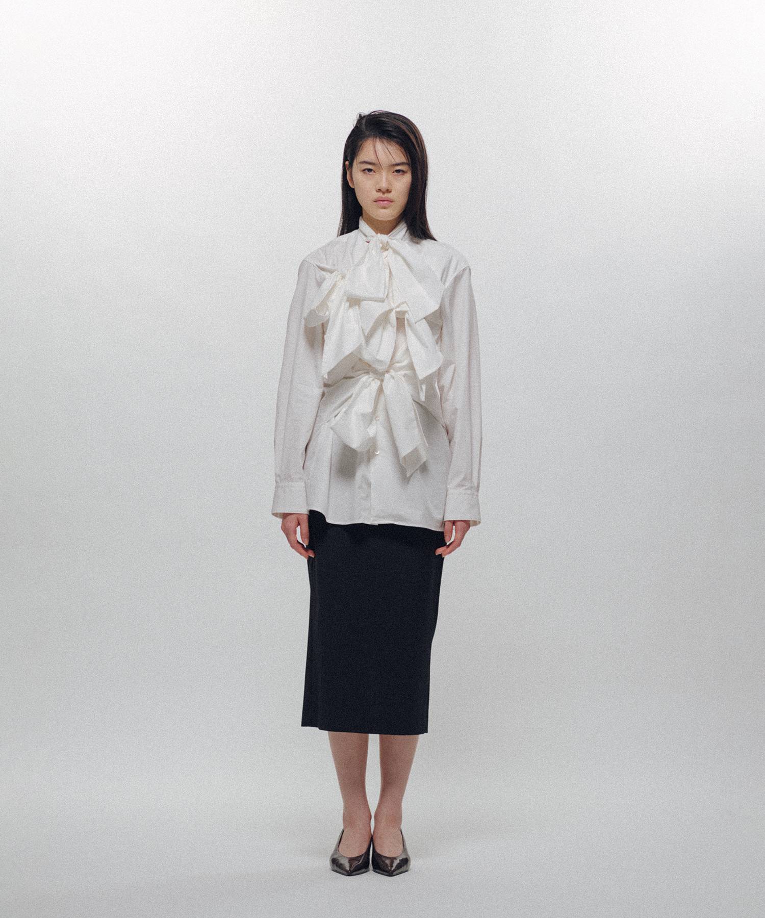 Ribbon-Laced Shirt