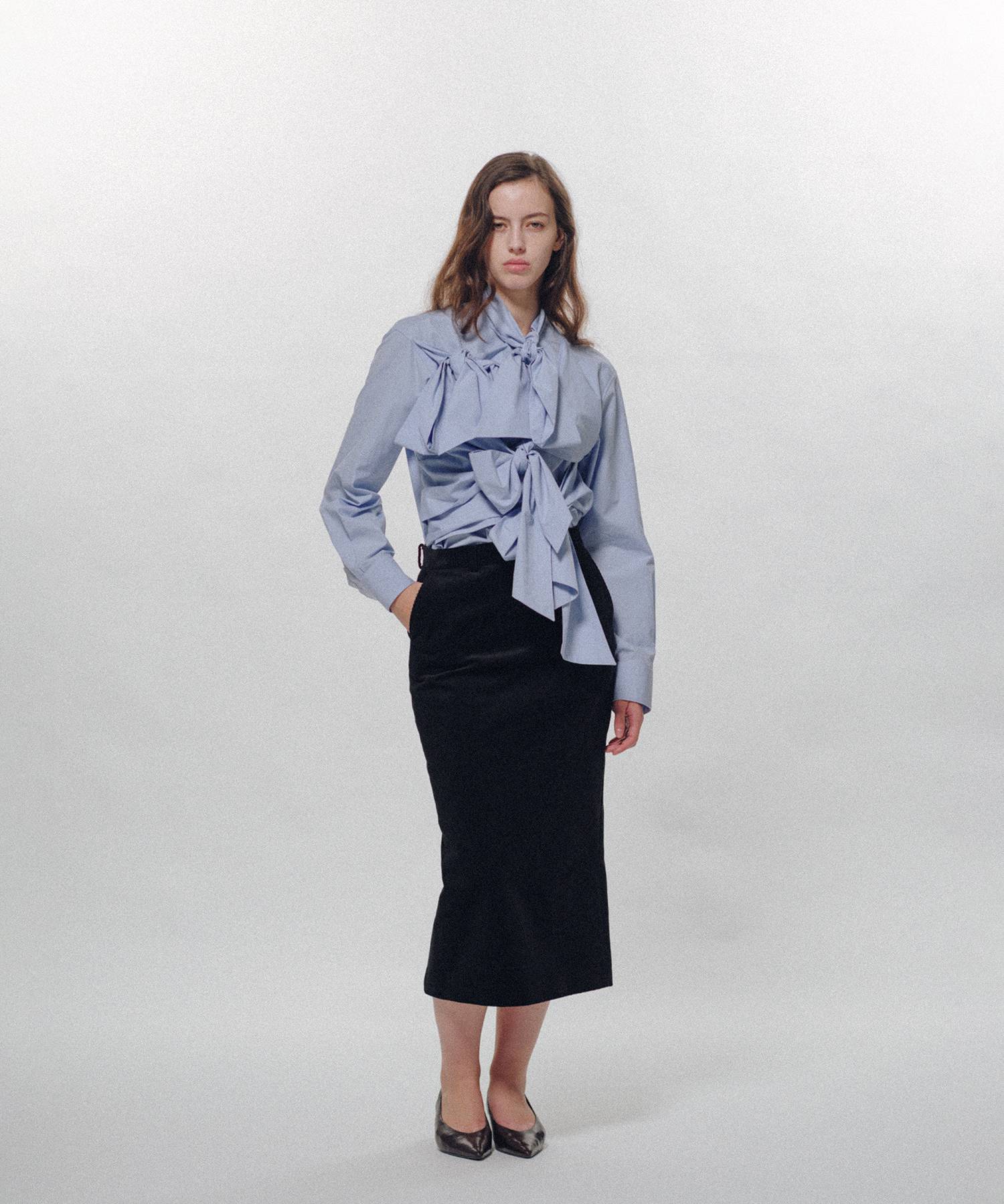 Ribbon-Laced Shirt