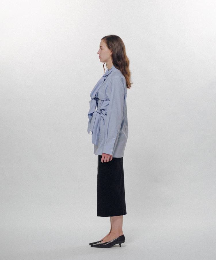 Ribbon-Laced Shirt