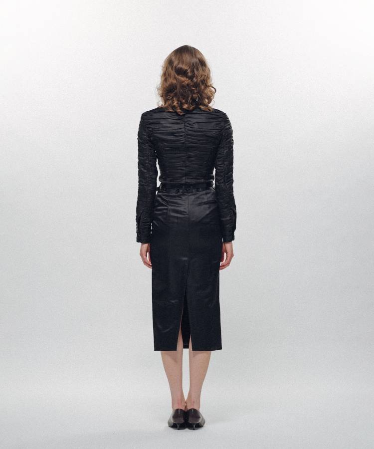 All-Over Ruched Shirt