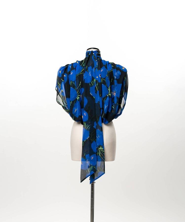 Balloon Hem Pleated Top