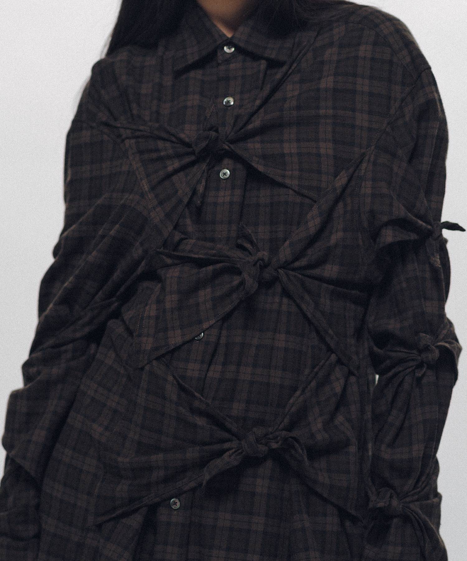 Check Ribbon Shirt