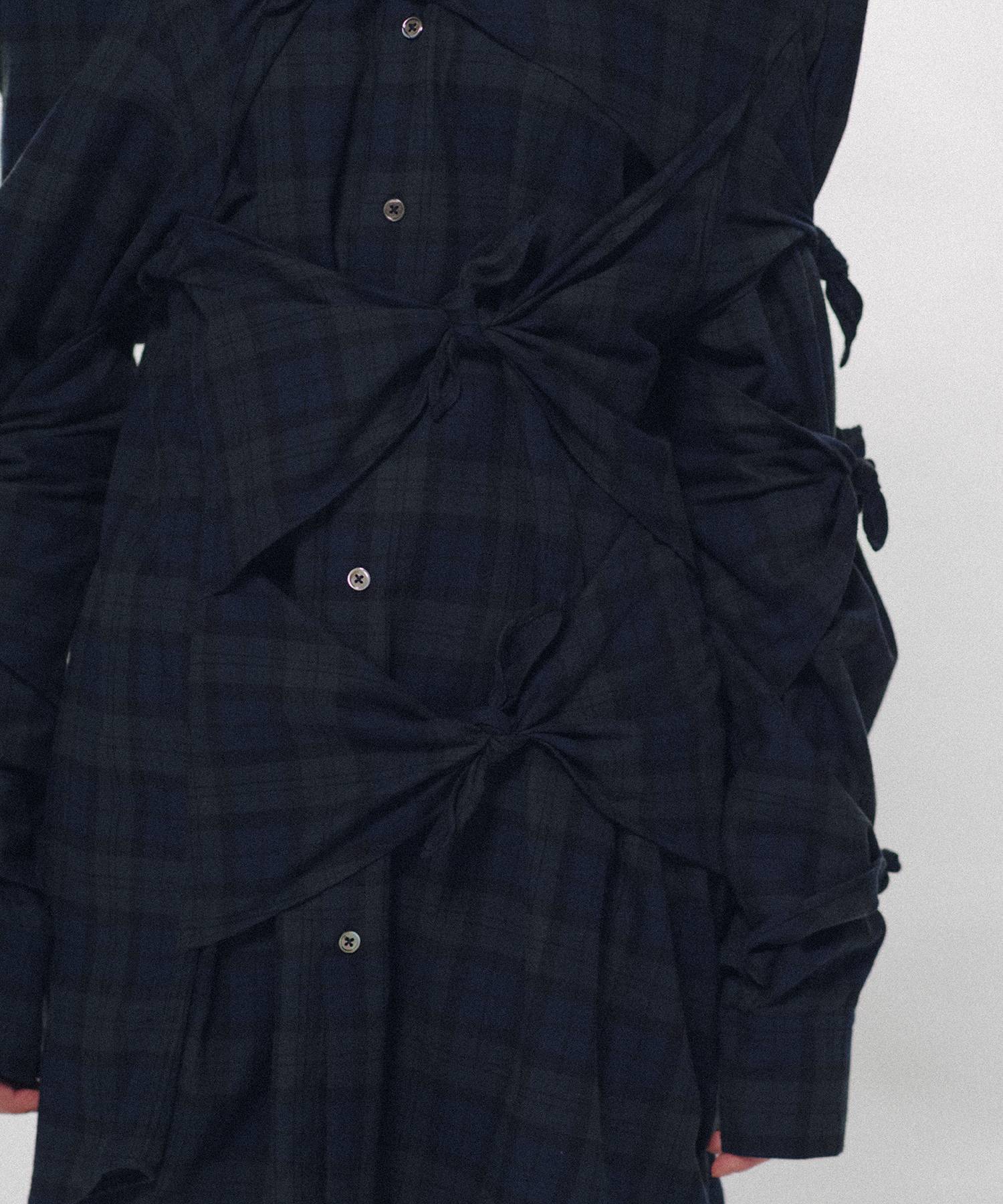 Check Ribbon Shirt