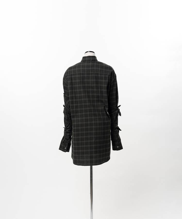 Check Ribbon Shirt
