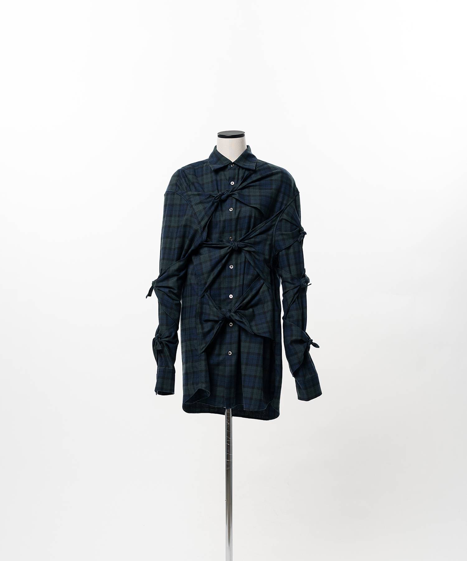 Check Ribbon Shirt