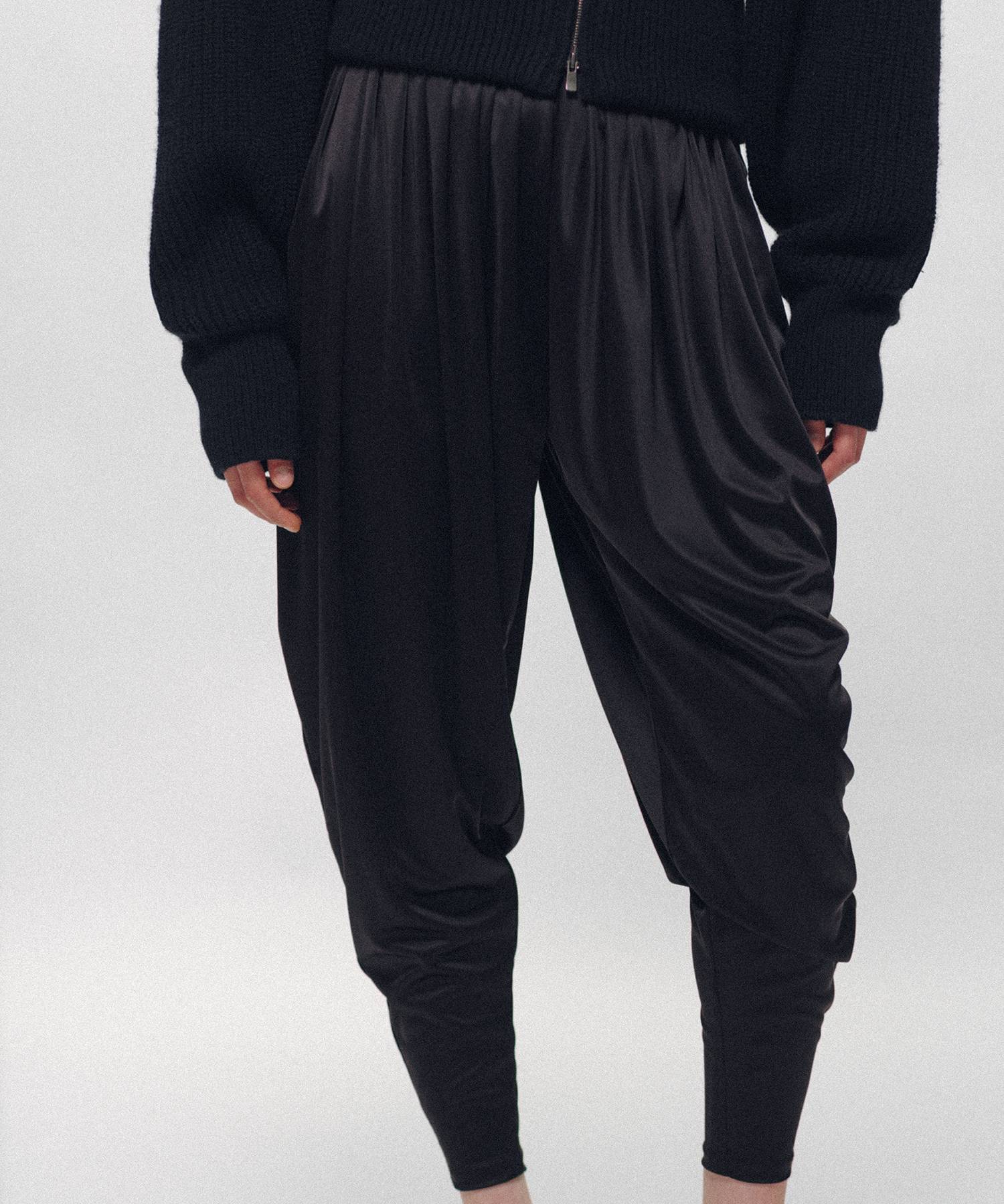 Gathered Harem Trousers