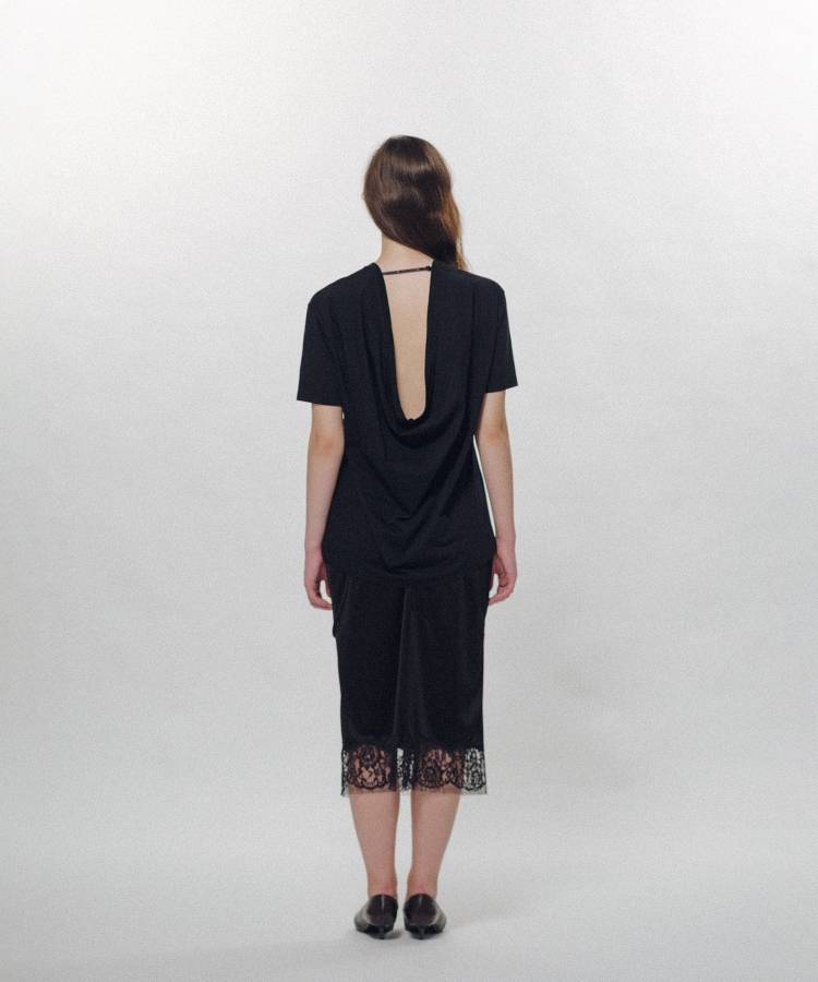 Back Drape SS Tee