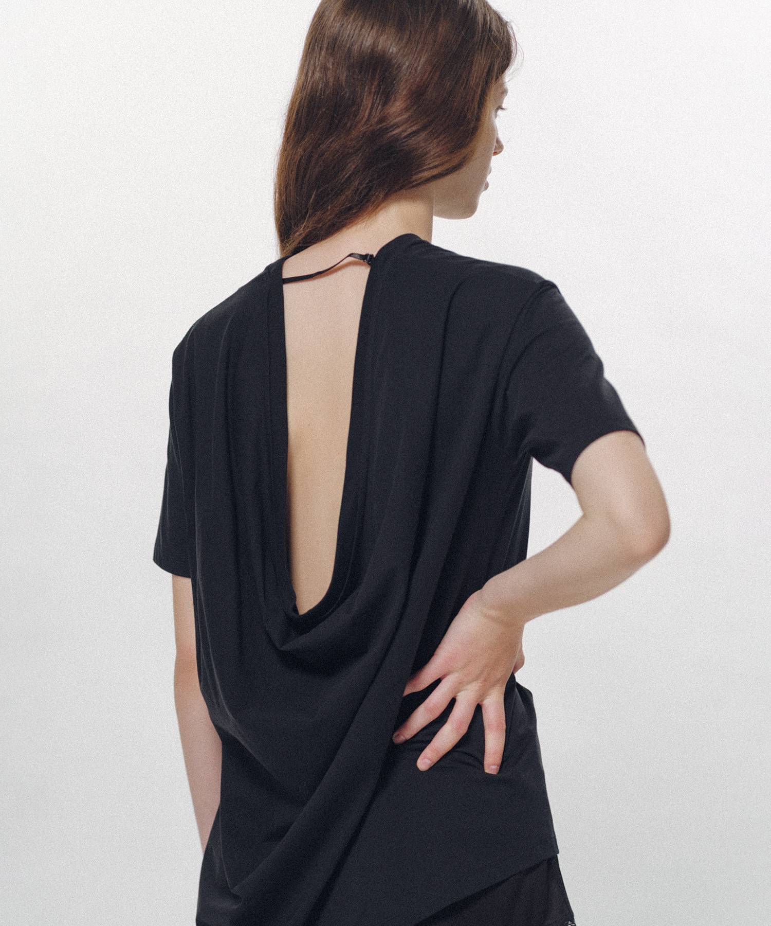 Back Drape SS Tee