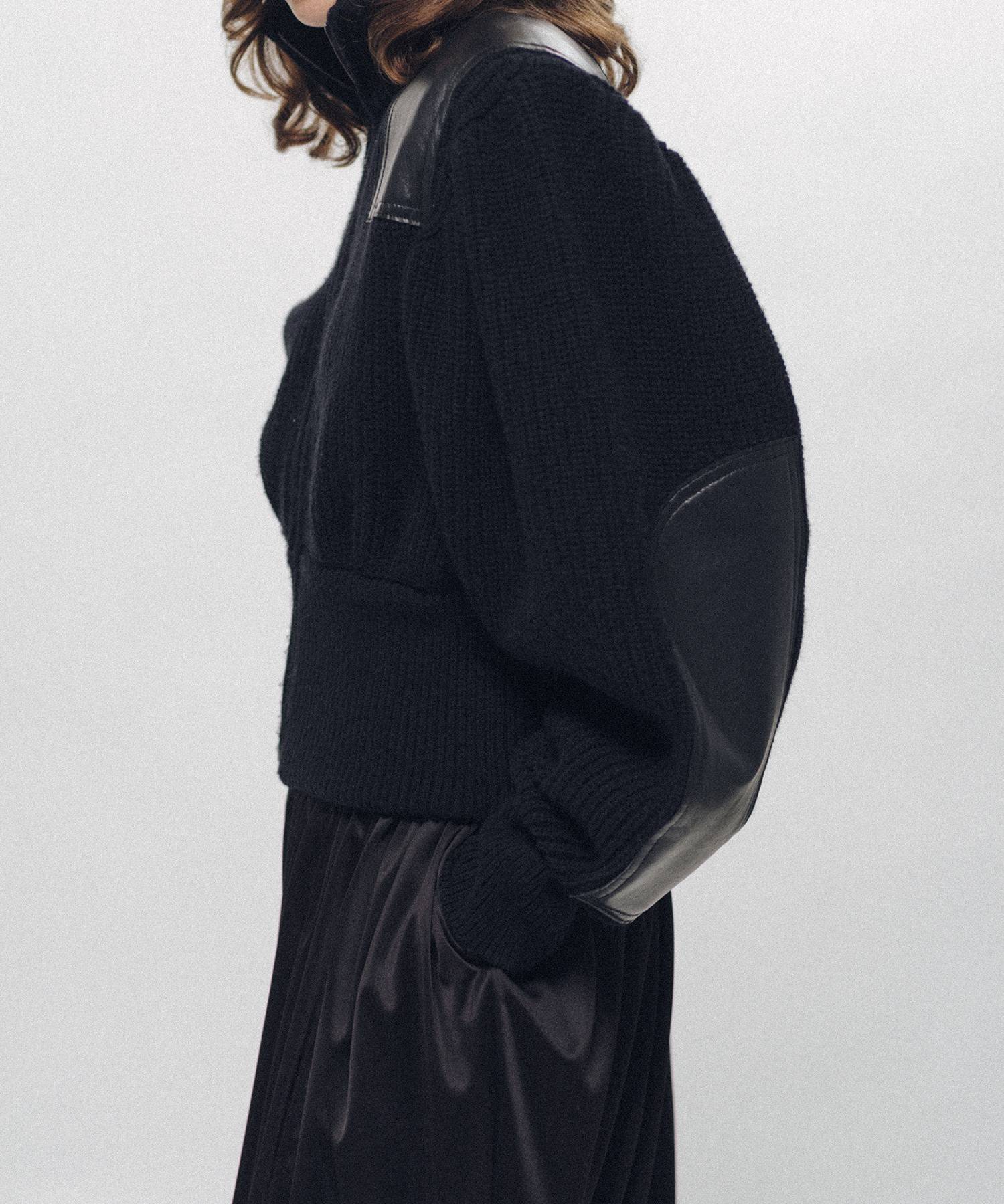 Balloon-Sleeve Driver Knit