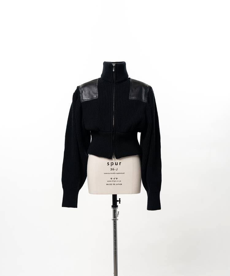 Balloon-Sleeve Driver Knit