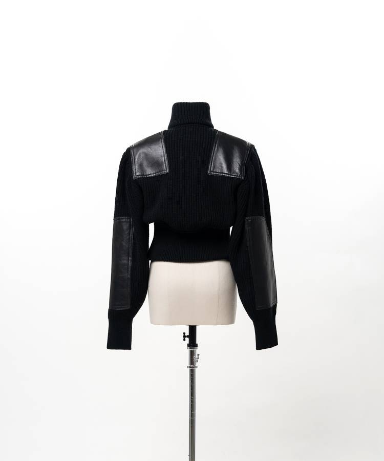 Balloon-Sleeve Driver Knit