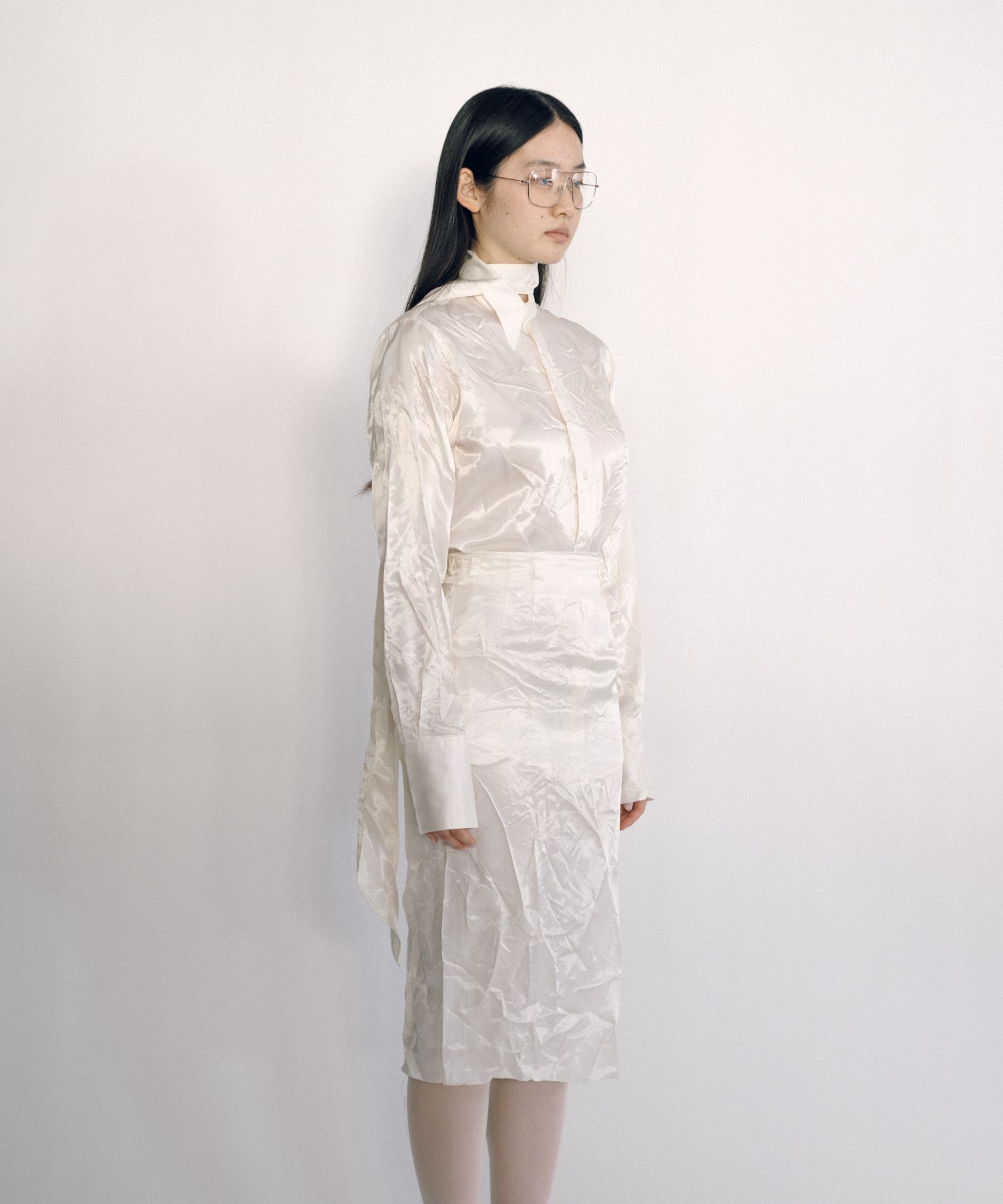 Lining Long Collar Shirt