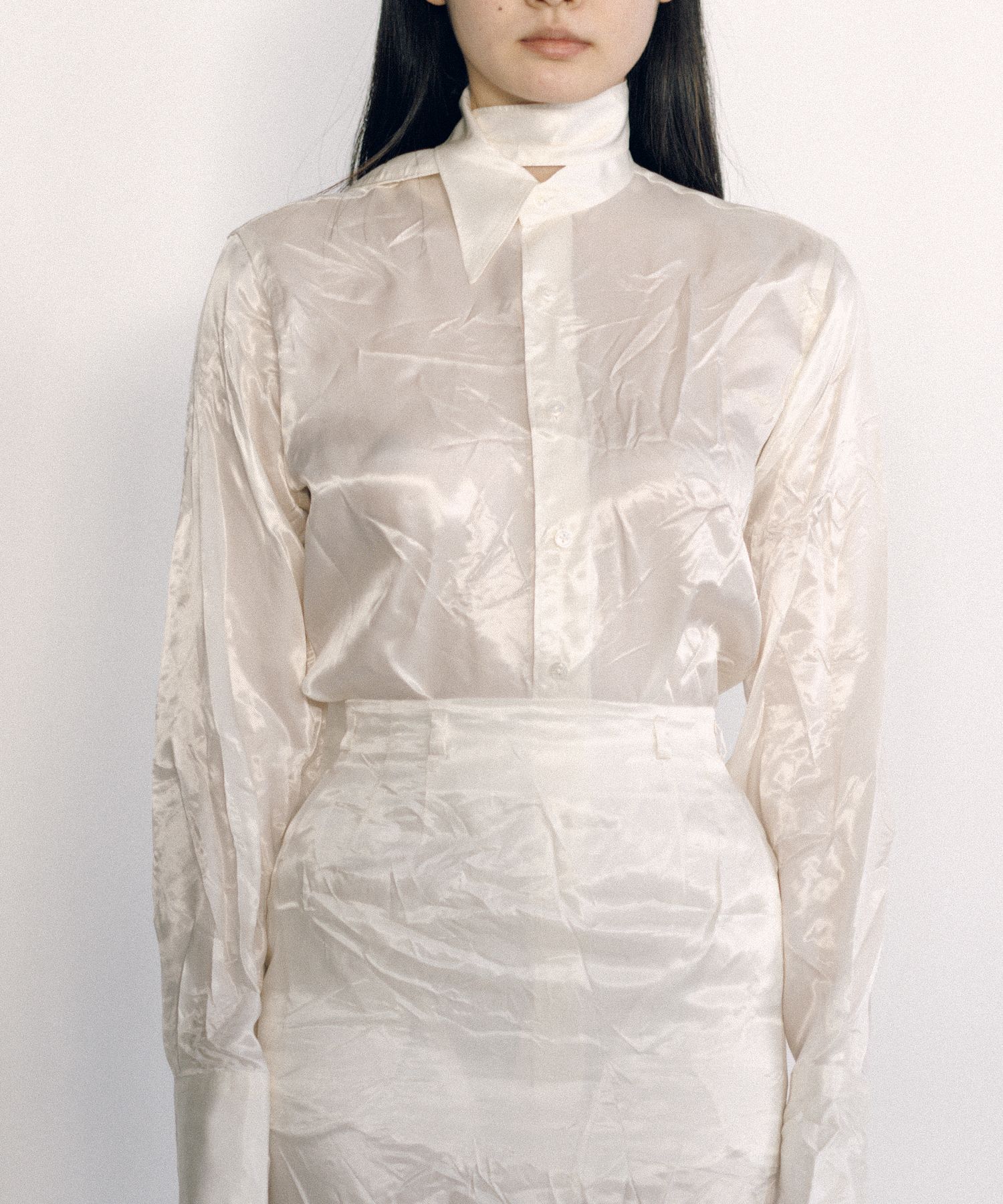 Lining Long Collar Shirt