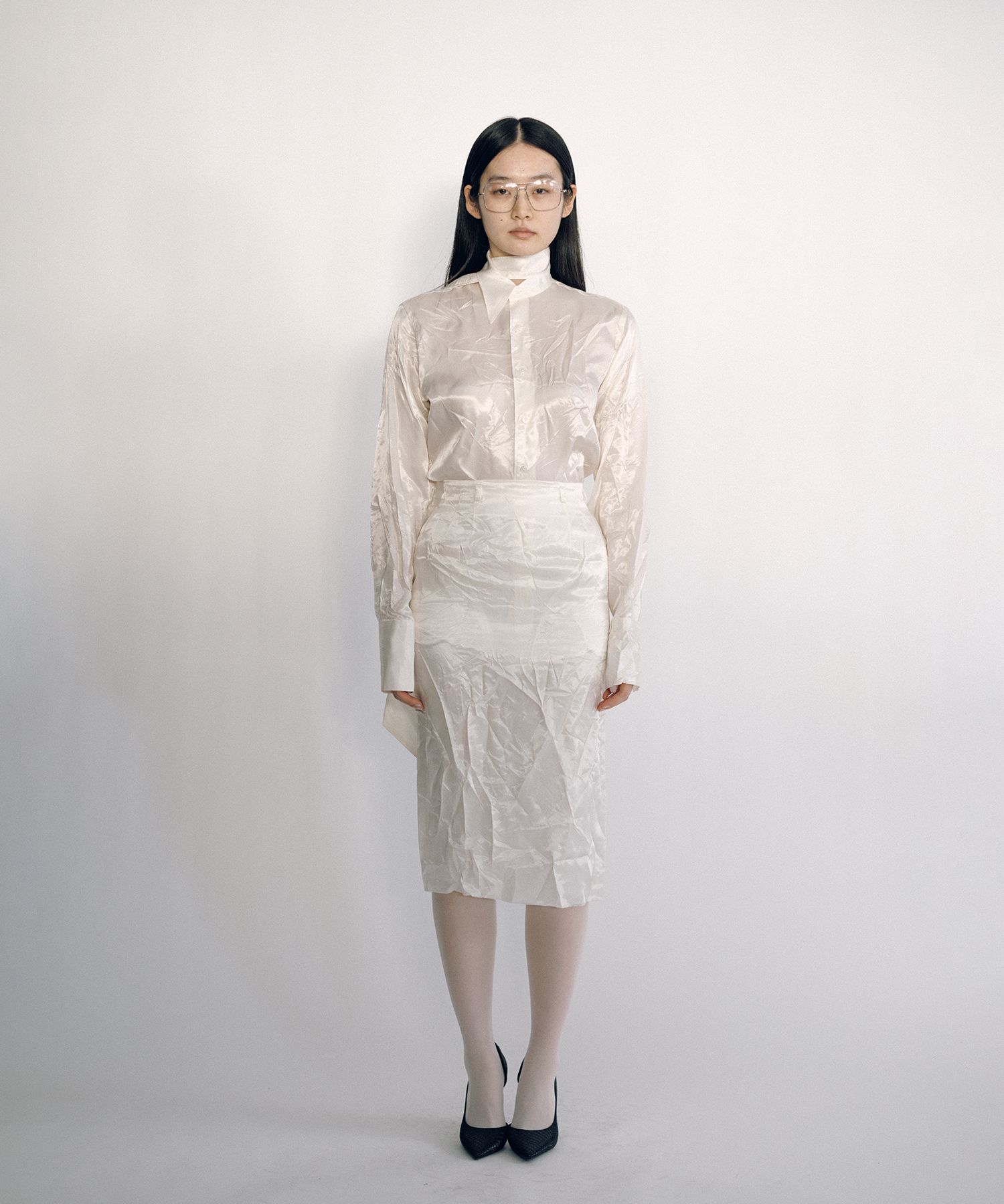 Lining Long Collar Shirt