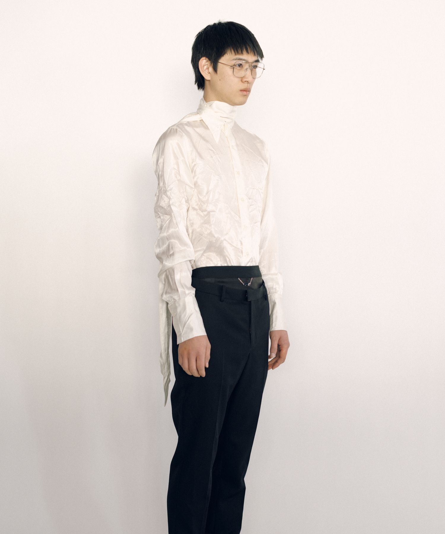 Lining Long Collar Shirt
