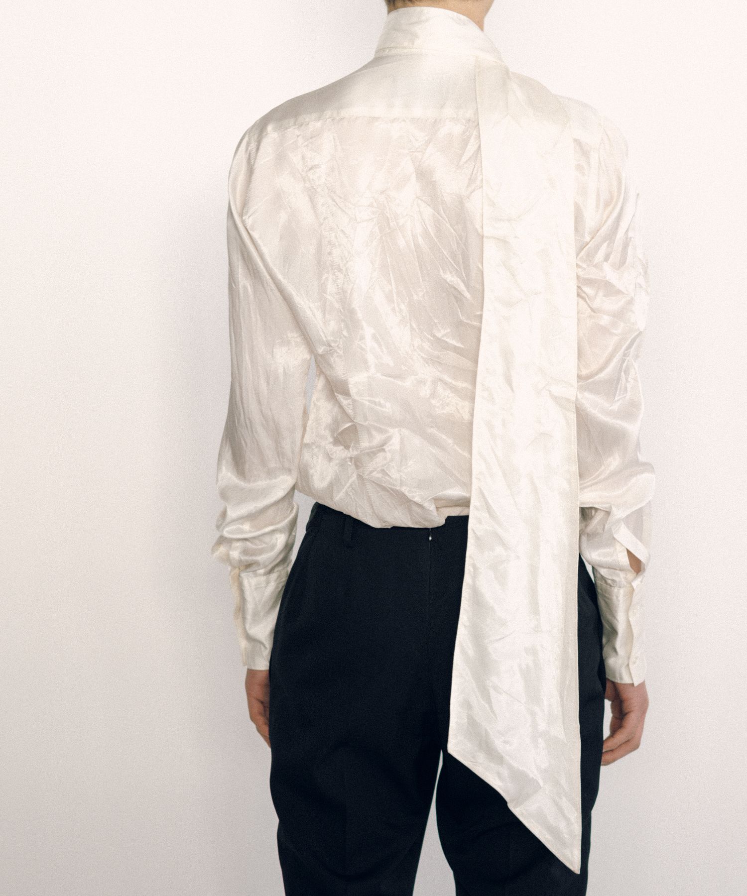 Lining Long Collar Shirt