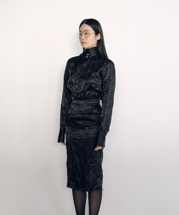 Lining Long Collar Shirt