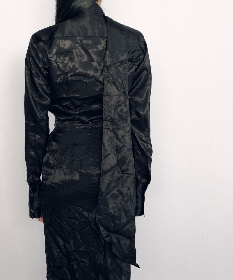 Lining Long Collar Shirt