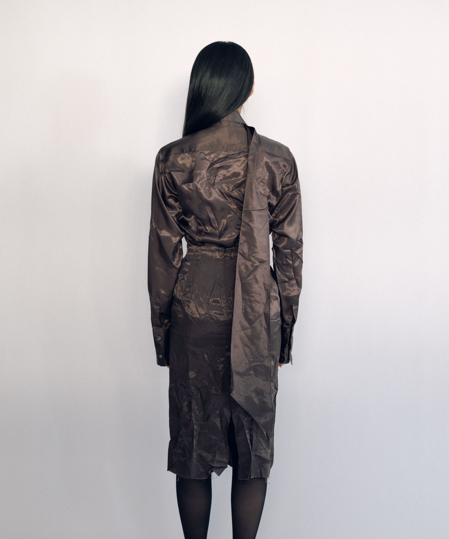 Lining Long Collar Shirt