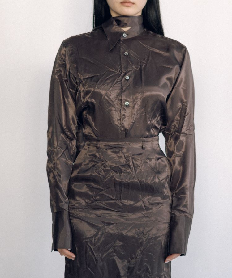 Lining Long Collar Shirt