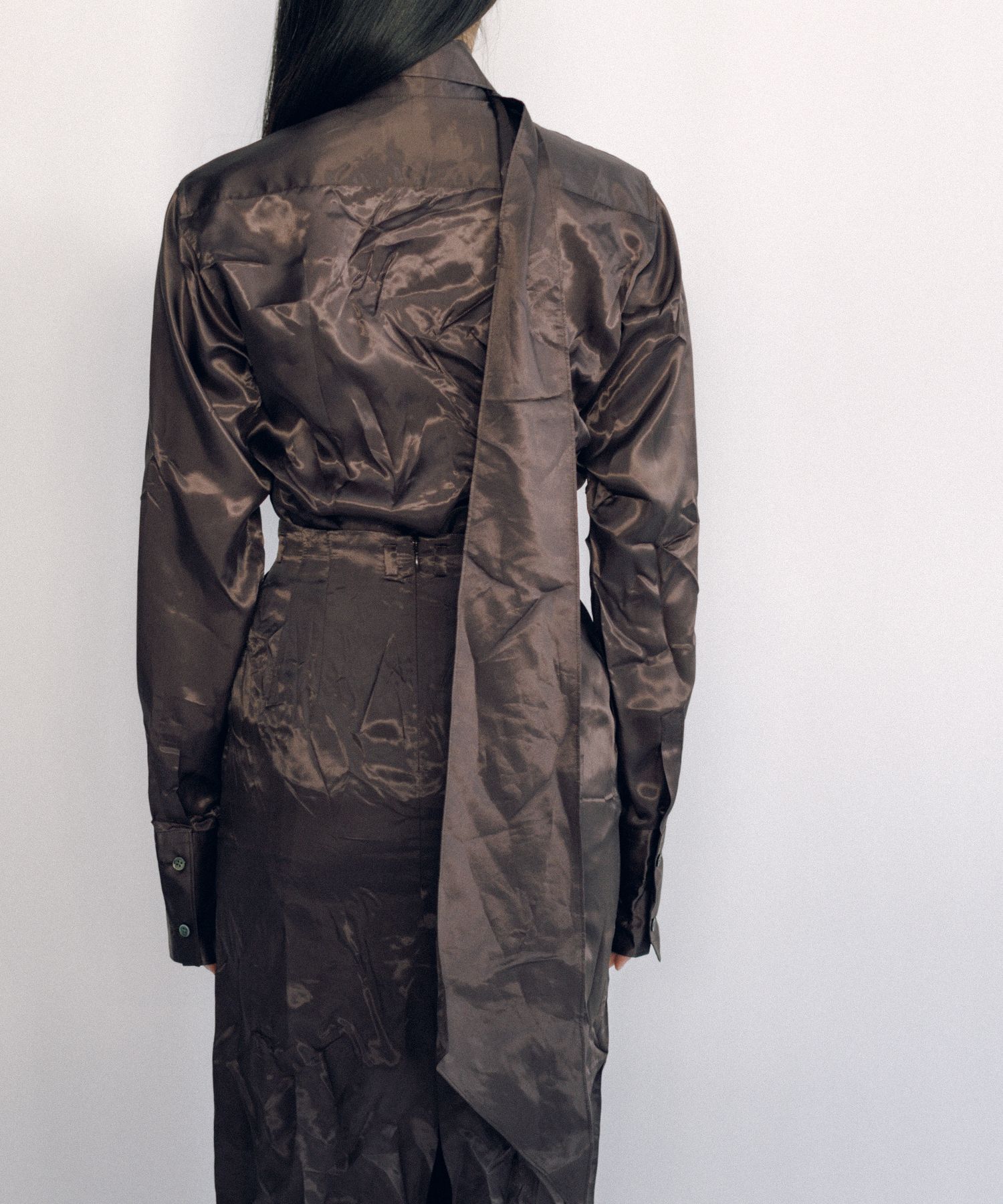 Lining Long Collar Shirt