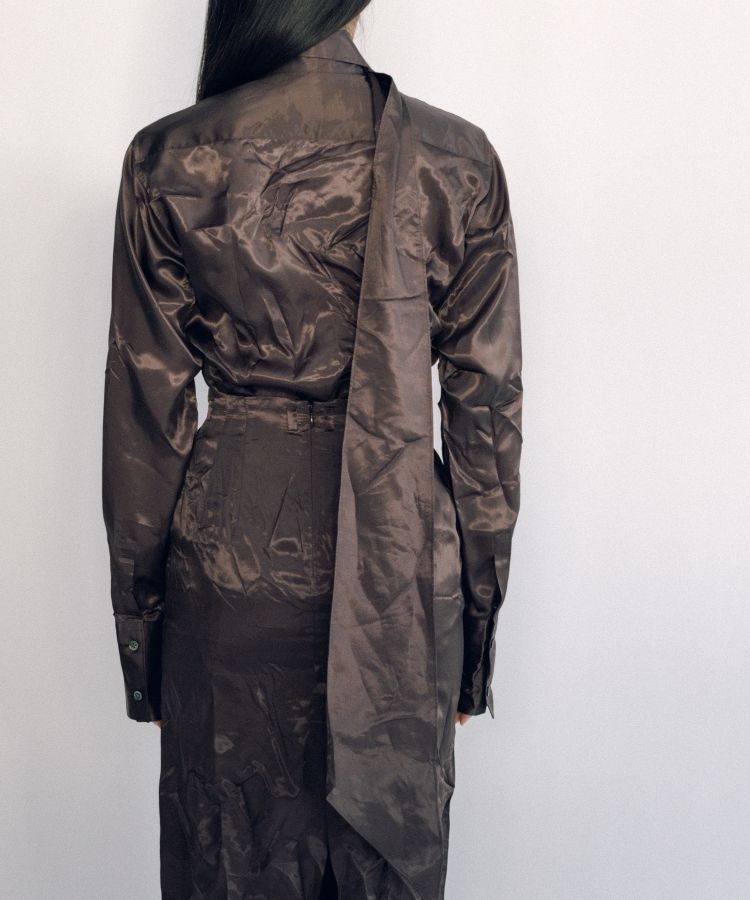 Lining Long Collar Shirt