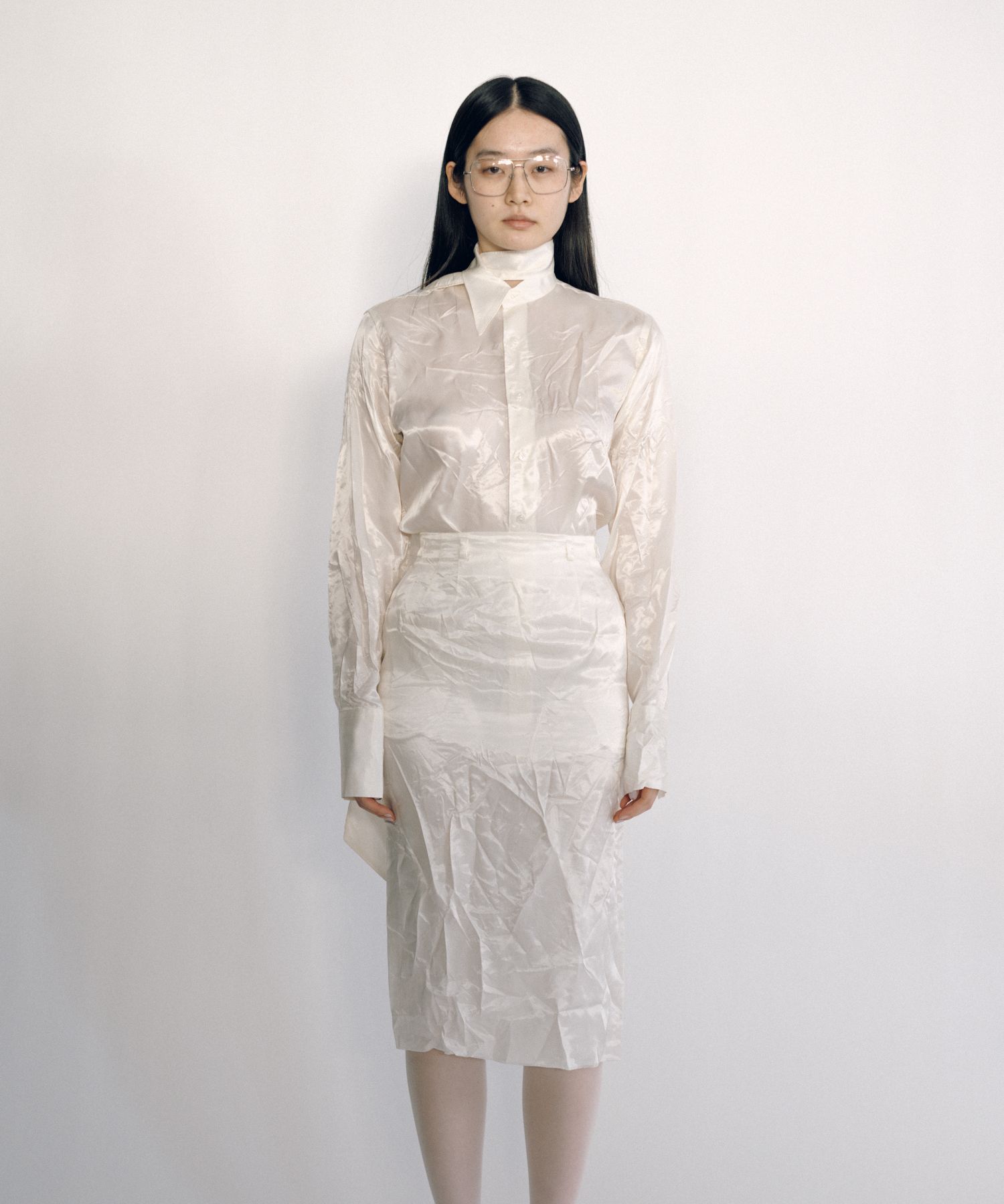 Lining Long Collar Shirt