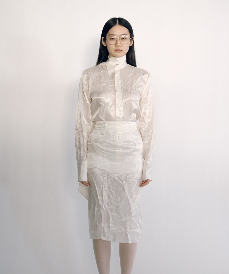 Lining Long Collar Shirt