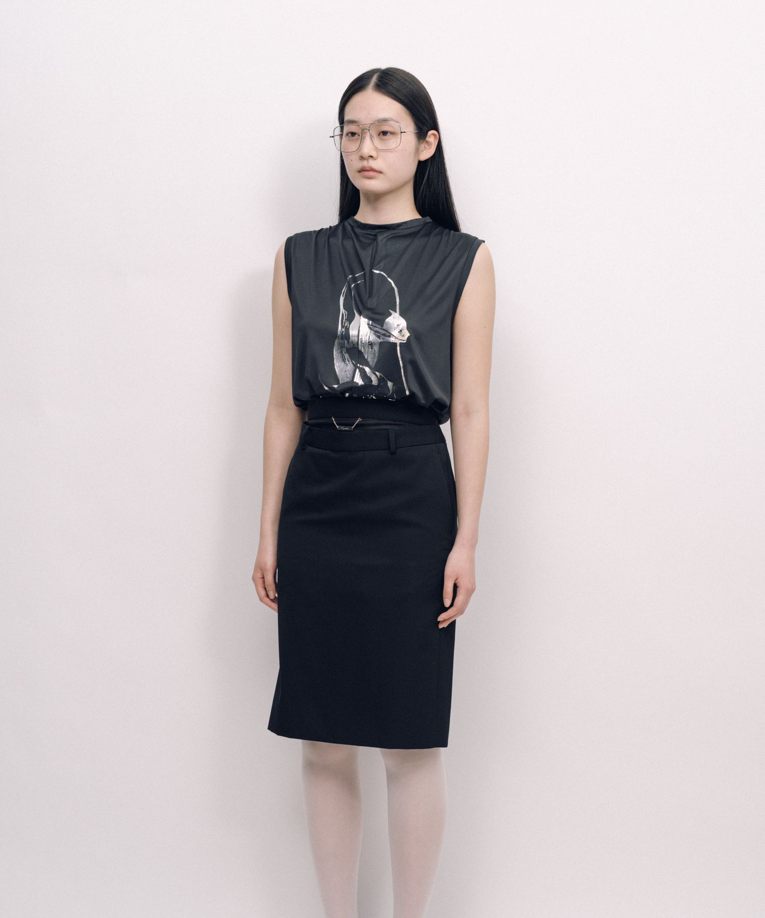 Back Lining Sleeveless Top