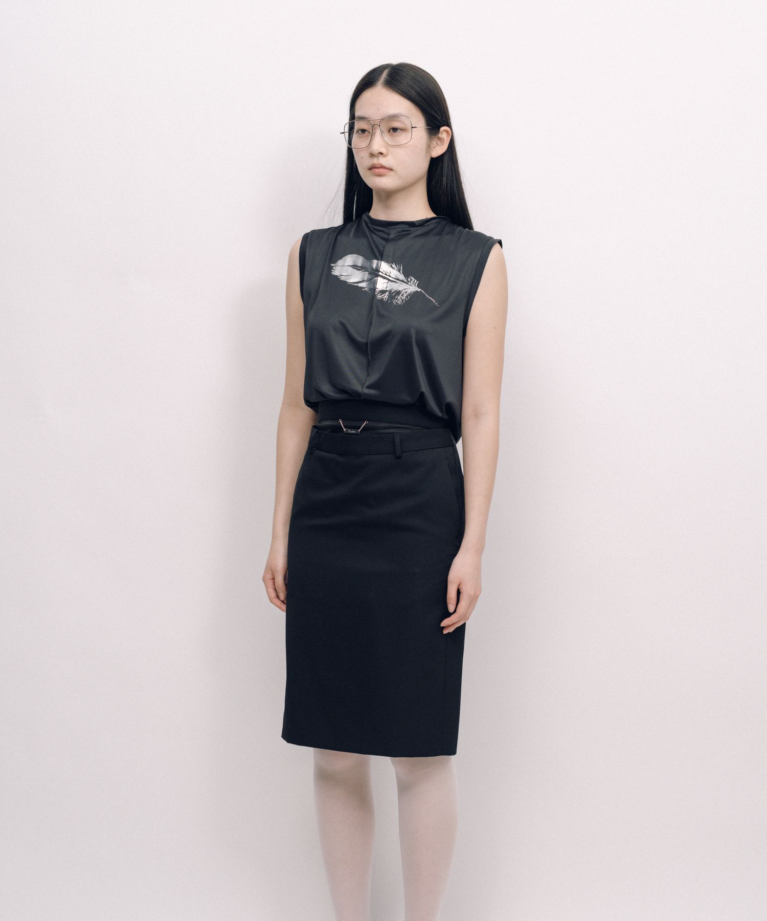 Back Lining Sleeveless Top