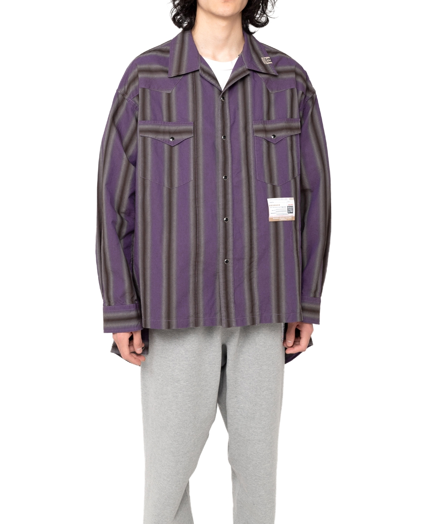 MIHARA YASUHIRO ONLINE STORE / Bottom Layer Stripe Shirt