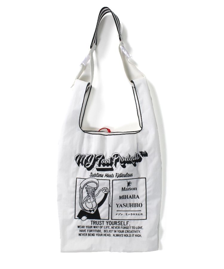 Mihara Yasuhiro Online Store Ball Chain Eco Bag With Strap Mihara Yasuhiro Online Store Ball Chain Eco Bag With Strap