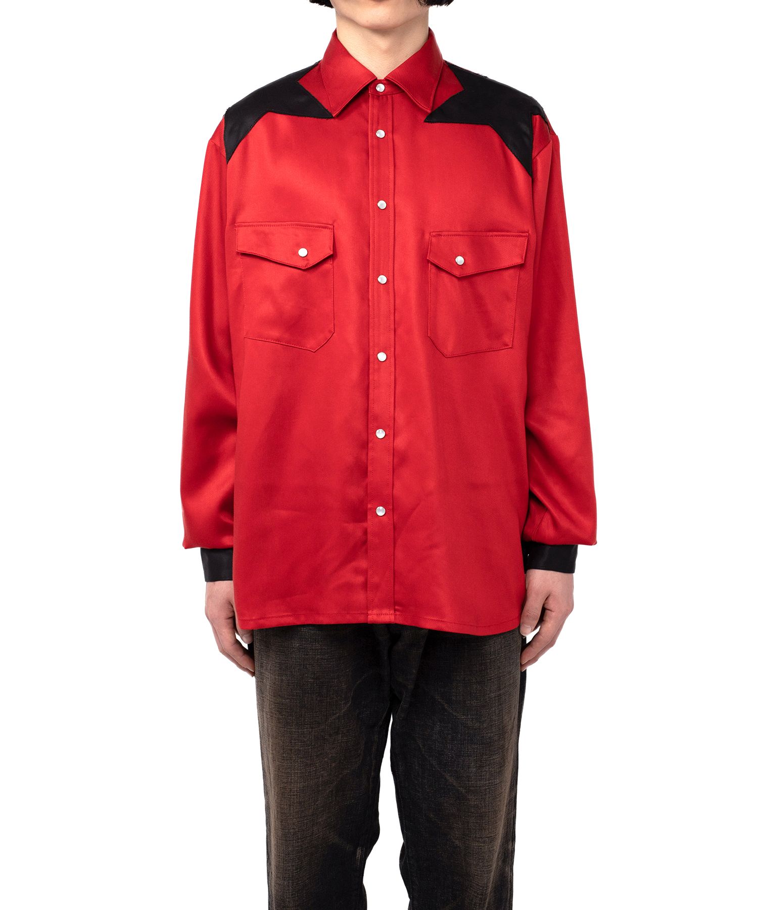 MIHARA YASUHIRO ONLINE STORE Star Patch Shirt mihara-yasuhiro-online-store-star-patch-shirt