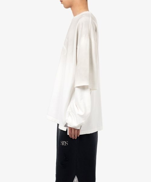 S.O.S Sun Faded Like Layered Sweatshirt