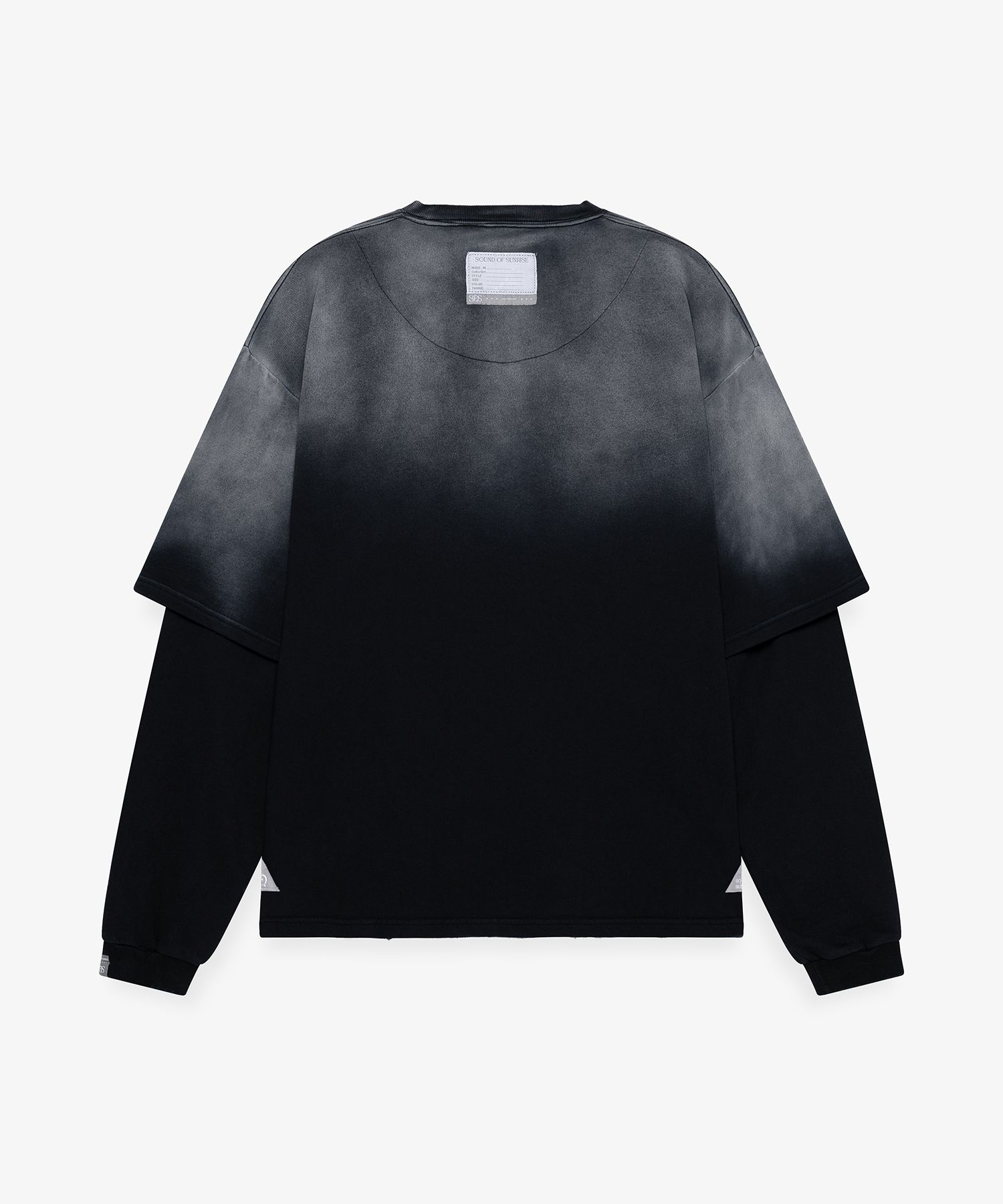 S.O.S Sun Faded Like Layered Sweatshirt