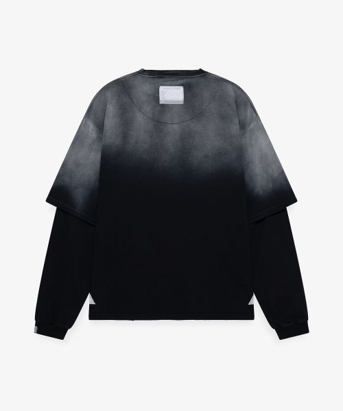 S.O.S Sun Faded Like Layered Sweatshirt