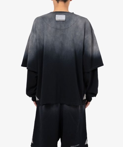 S.O.S Sun Faded Like Layered Sweatshirt