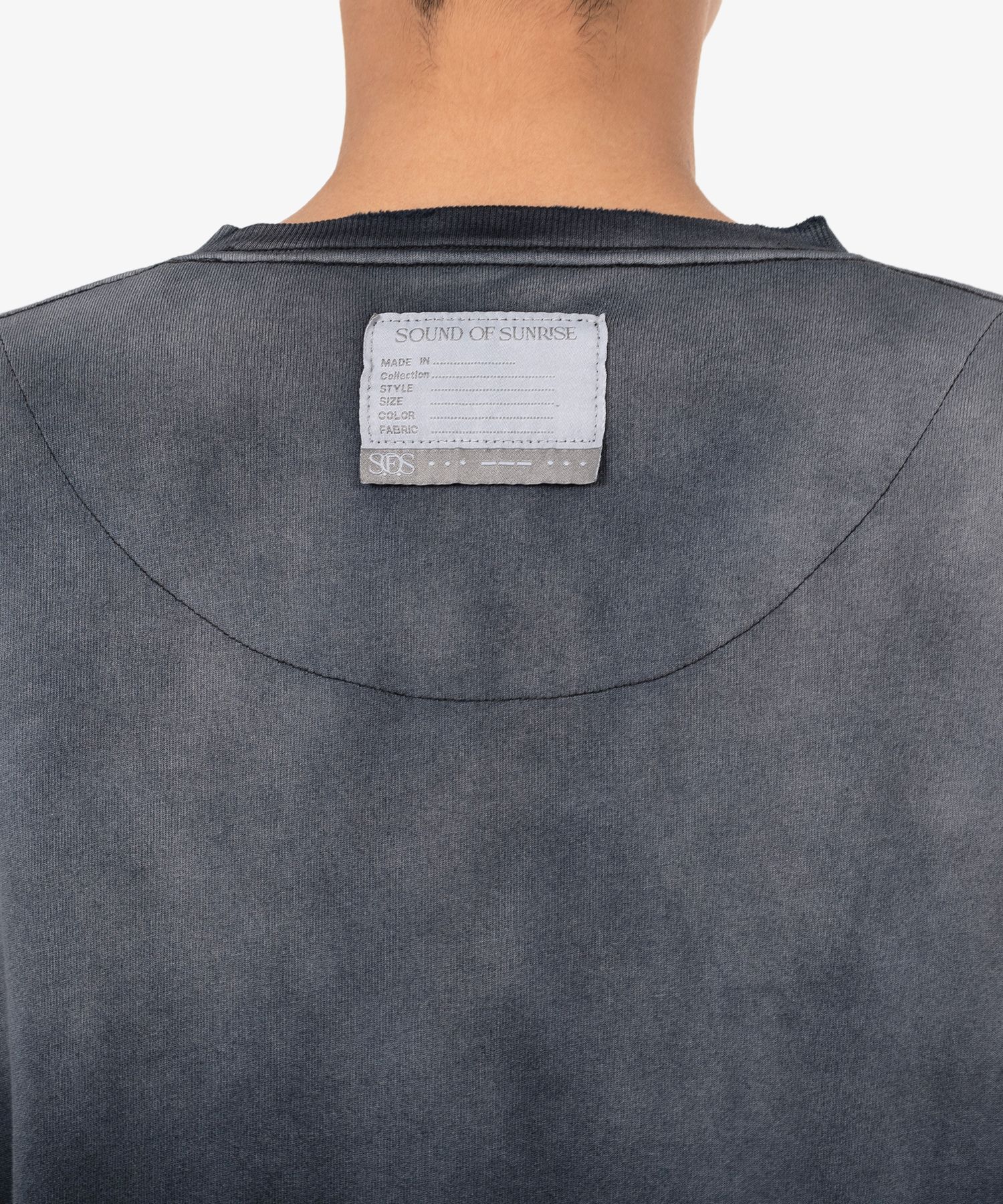 S.O.S Sun Faded Like Layered Sweatshirt